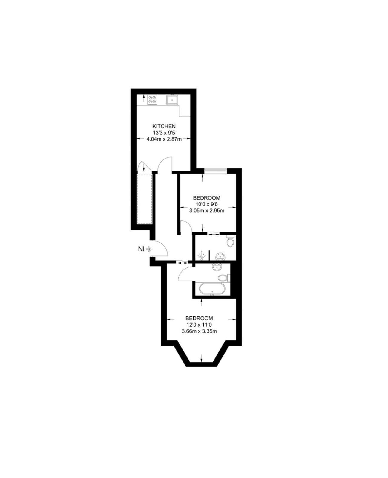 Modern 2 Bed En-suite Chelsea Appartamento